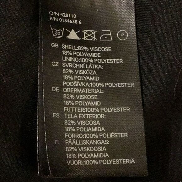 H&M Black Leopard Print Lightweight Tank Dress - Picture 11 of 11